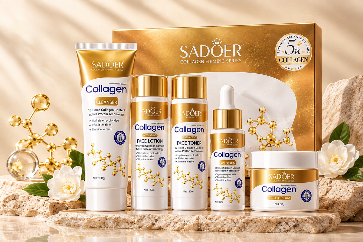 SADOER - Gamme au collagène, Crème, Brume & Soins Visage